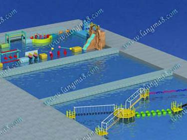 水上拓展器材－鱼跃龙门